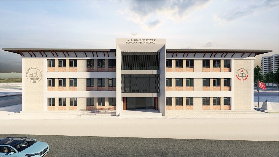 Melikgazi’de 16 derslikli yeni okulun yapımına başlanıyor