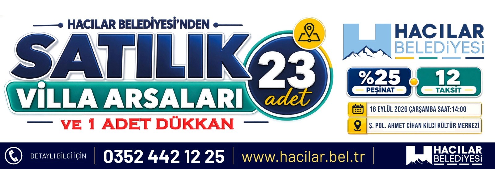 hacılar belediyesi banner